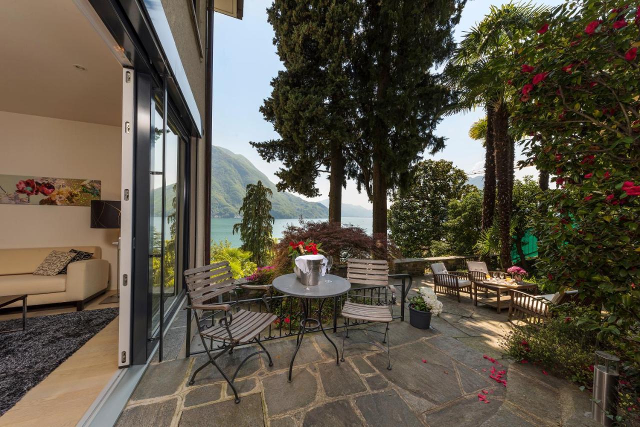 Апартаменты Giardino Violetta Лугано Экстерьер фото